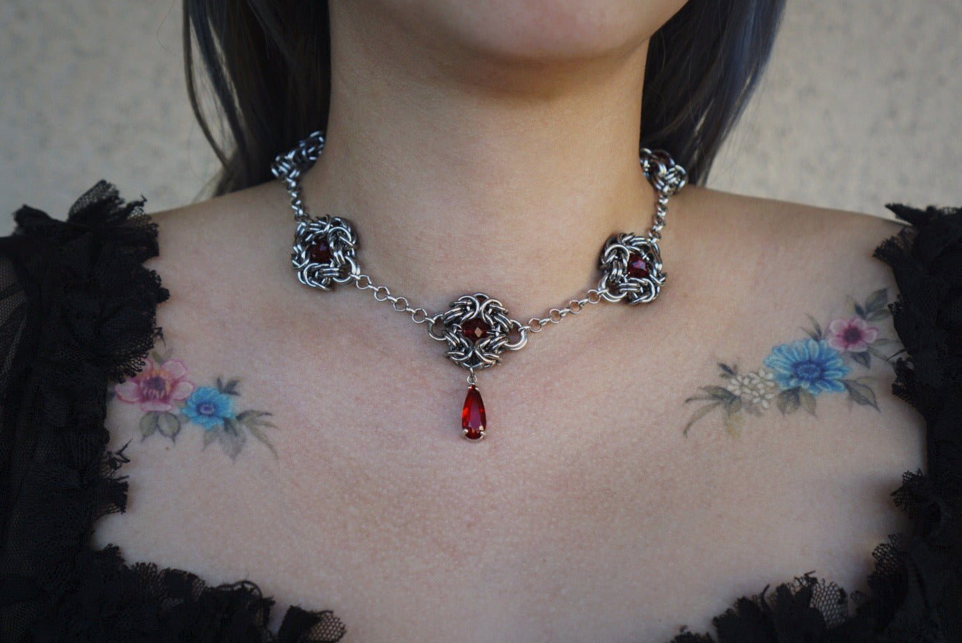 Eternal Necklace (Crimson)