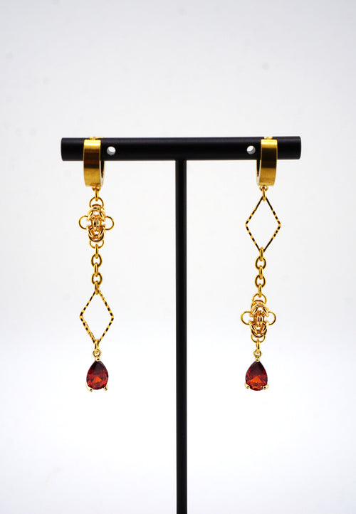 Calcifer Chainmaille Earrings
