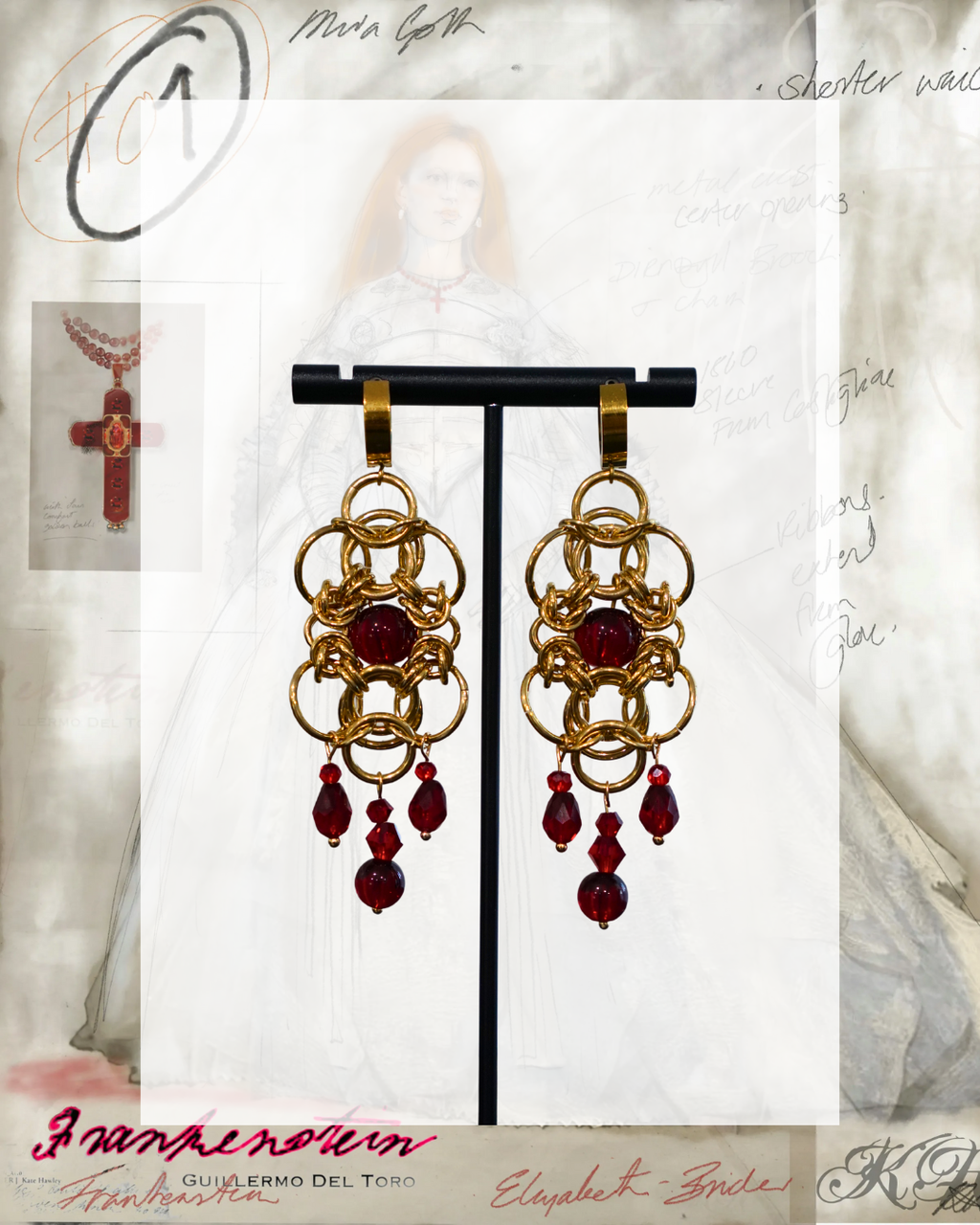 Unrestrained by Sin Earrings